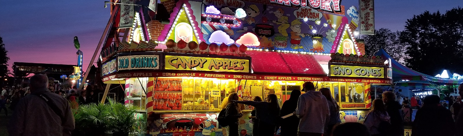 fall fair food stand