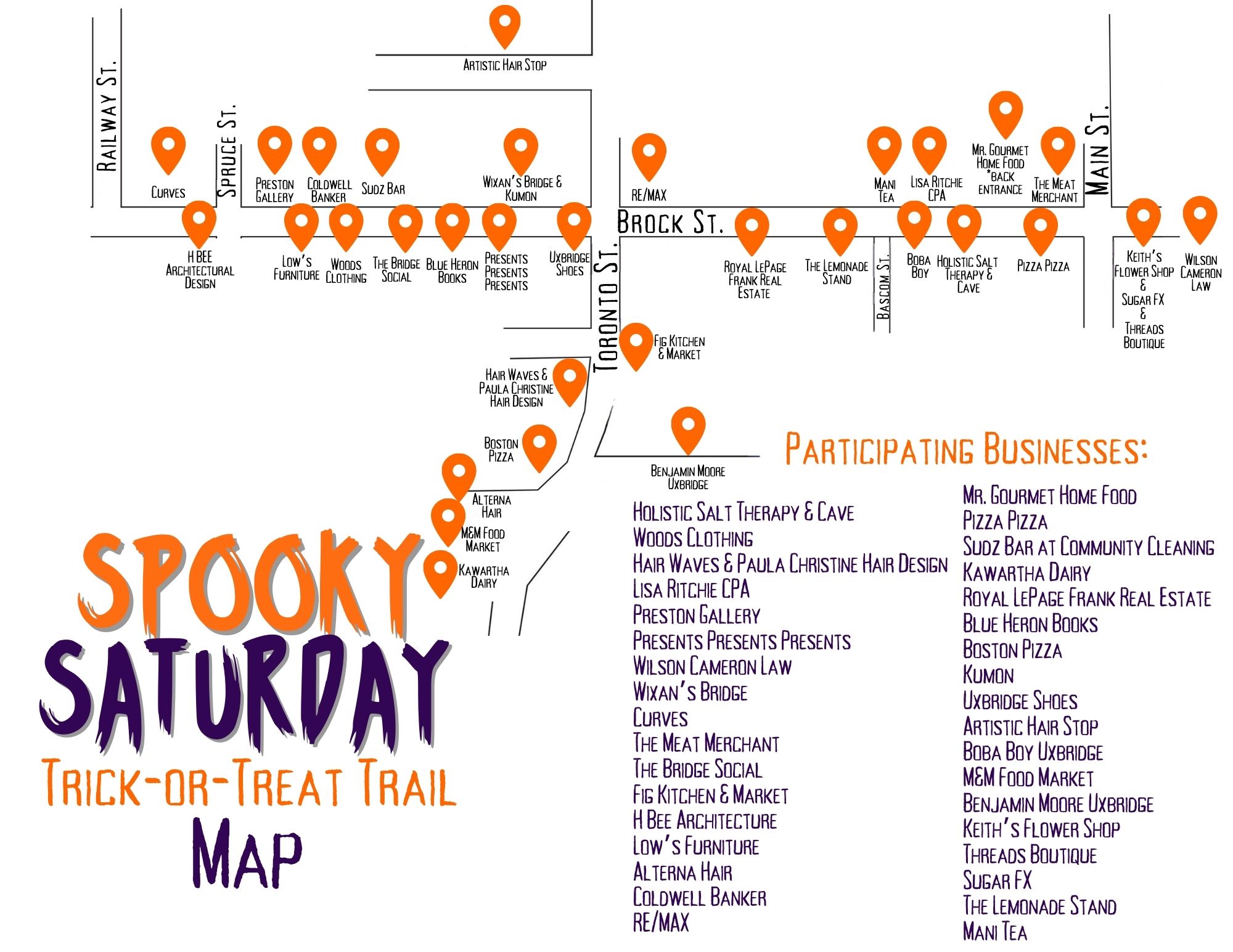 2023 spooky saturday map