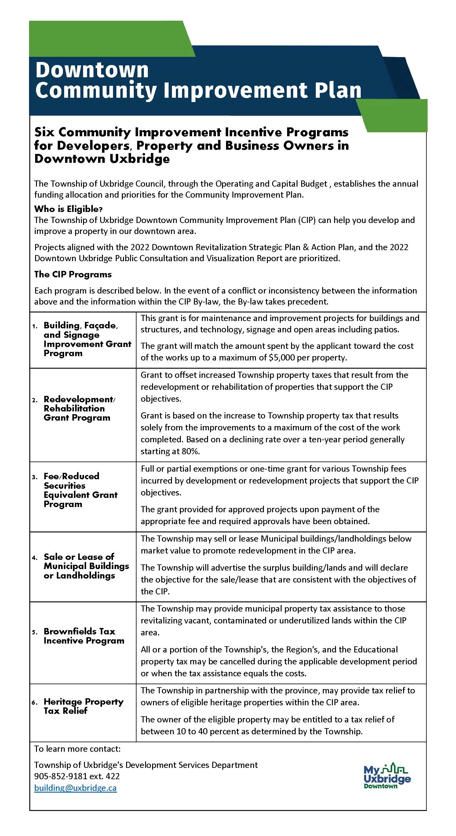 6 CIP programs