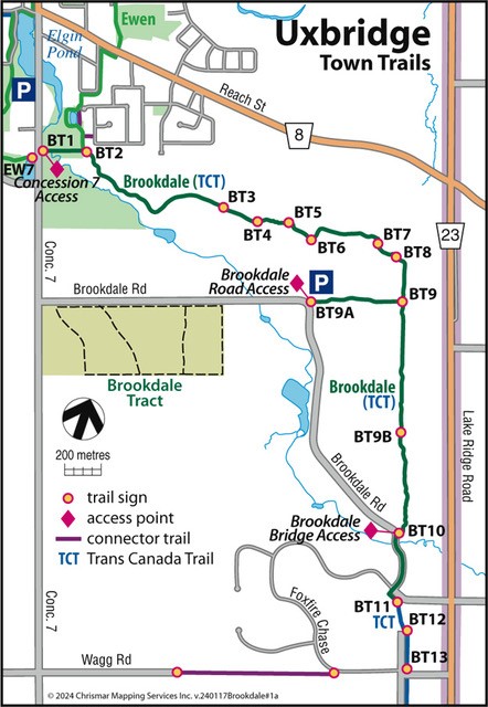 brookdale trail map