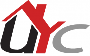 Uxbridge Youth Centre Logo Black, Red, Grey