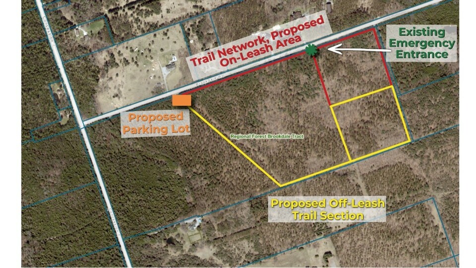 Off Leash Optional Dog Trail Map 