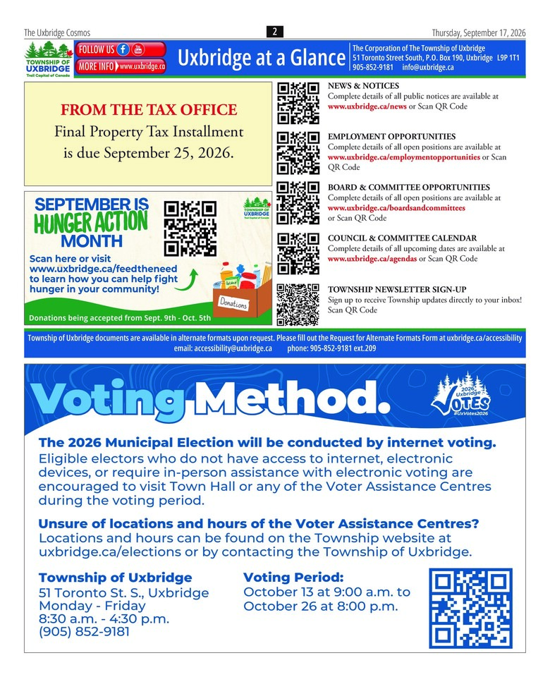 Township Page - September 17, 2026