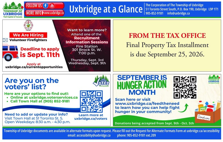 Township Page - September 10, 2026